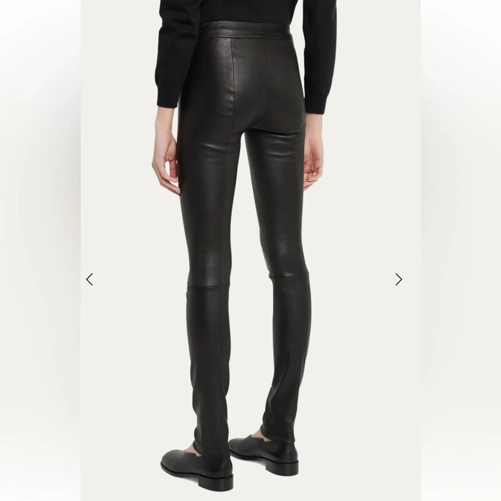 The Row Lambskin Skinny Leg Pants size L